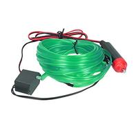Led Coche Interior, Akozon Tira de Luces LED, 5m / 16.4ft Auto LED Tira de Encendedor de Cigarrillos Luminosa Interior del Coche DC 12V Iluminación Interior del Coche (Verde)