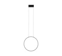 LED Colgante Anillo Negro Ø 45CM Redondo Blanco Neutro Claro 4000K Ajustable