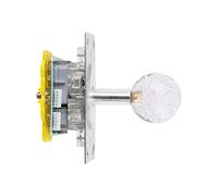 LED Colorful Illuminated Joystick, Game Joystick Ball Adjustable Competition Long Handle Joystick 4 to 8 Way Operate