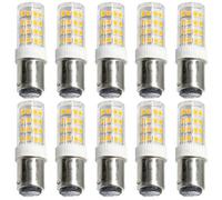 LED Corn Light 2835SMD 51LED 5W 2800-3200K/6000-6500K Warm White Cool White Ceramics 400 Lumens 360° Beam Angle LED Bi-pin Lights AC 220-240V. (G4 Cold White)