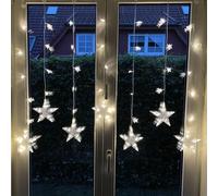 LED Cortina de Estrellas Guirnalda Luces Interior Corriente