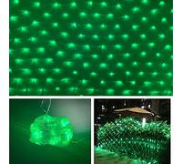 LED Cortina De Luces Exterior, 8 Modos Luz Con Temporizador Regulable Impermeable Guirnaldas Neta Luz, Cadena Luces Decorativa Para Fiesta, Boda, Jardin, Navidad (verde, 3mx2m 200LED)
