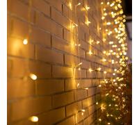 LED Cortina de Luces Guirnalda Exterior IP44 2700K 6x 3M Terraza Balcón