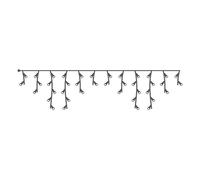 Led Curtain Lights Edm Icicle Easy-Connect White 100W (200 X 50 Cm) NUEVO
