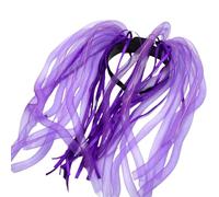 LED DADA BANDLE PELO CAILLO LIGHT UP BATERY Batería alimentada por 3 modos diademas para mujeres que brillan en la diadema oscuro para Navidad, Halloween, Carnaval, Fiesta, Púrpura, Tandillas para Mu