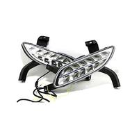 LED Daytime Running Compatible With Roewe 350 2011-2016Lights DRL Fog Lamp With Yellow Turn Signal(White and yellow)