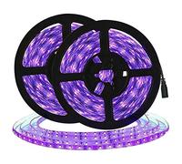 Led de 10M de Luz Ultravioleta Flexible Púrpura 33Ft Luz Negra 600 Led Desinfectan de Luz