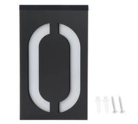 LED de Energía Solar para Exteriores Luz de Señalización Numérica Placa de Luces de Dirección de Puerta de la Tienda del Hotel de la Casa Números para Casas(Number 0)