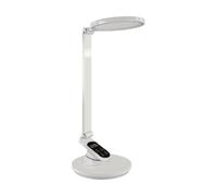LED de Escritorio Regulador Táctil Reloj 45CM Alto Blanco Tischleuchte Oficina