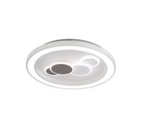 LED Deckenleuchte Blanco Negro Salón Cocina Ø60 CM 3000K Lámpara de Techo