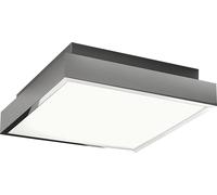 LED Deckenleuchte IP44 Baño Pasillo Anguloso Plano en Cromo Metal Modern Lámpara