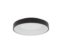 LED Deckenleuchte Malo Aluminio Negro Ø48 CM 48W 3000K Lámpara de Techo Cocina
