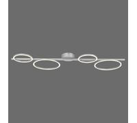 LED Deckenleuchte Metal 120CM Largo 3000 K Negro Regulable Lámpara de Techo