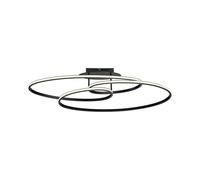 LED Deckenleuchte Metal Negro 3000K L:81CM Moderno Lámpara de Techo Salón