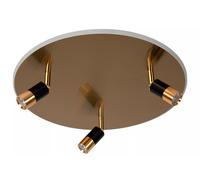 LED Deckenleuchte Pasillo Oro Negro Ø48 CM 2500-3000 K Flexible de Techo Oficina