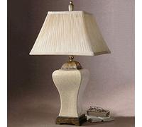 LED Desk Lamp Creative Rustic Table Lamp Decor Bedroom Bedside Lamp (Size : Large)