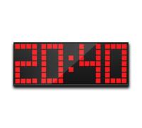 LED Digital Electronic Clock - Remote Control Function Timer Alarm Clock with 16 Alarms, 8 Brightness Levels, Ideal for Gym, Kitchen, and Study