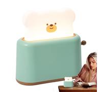 LED Dimmable Bread Light, LED Toast Bread Night Light, Adjustable Brightness Bedside Lamp, Cute Bedside Atmosphere Lamp, Timer Function Night Light, Bedroom Night Light, LED Table Lamp, Bedside Desk