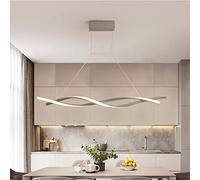LED Dimmable Linear Pendant Lighting Aluminum Kitchen Island Lights Adjustable Chandelier for Dining Room Bar Hanging Ceiling Light Fixture