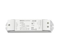 LED Dimmer DALI 4 canales, regulable con botón NO, Push Dim, DALI-2, PWM, 1 dirección, DT6 DT8 para tiras LED monocolor CCT RGB RGBW, 4 x 5 A @ 12 V/24 V, 4 x 3 A @ 36 V/48 V