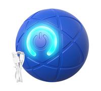 LED Dog Ball Toy - Automatic Moving USB Rechargeable Pet Toy for Indoor Play | Strong Lightweight Interactive Ball Stimulates Activity Exercise Fun Chew Fetch Training Entertainment for Dogs Puppies