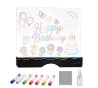 LED Drawing Board for Kids - Rechargeable Writing Pad, 13 Light Effects