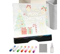 Led Drawing Board Rechargeable Writing Doodle Pad With Markers