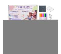 LED Drawing Board - Reusable Writing Supplies, Illuminated Tablet For Creative Expression, Acrylic Message Panel, Educational Toy For Kids, Preschoolers, Home School And Classroom Learning Tool