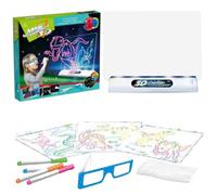 LED Drawing Pad - 3D Magic Writing Board Light Up Pad, Fluorescent Colorful Erasable Noteboard, Creative Writing Board For Painting Spelling Tracing Drawing
