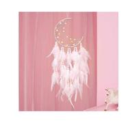 Led Dream Catcher Handmade Dream Catcher Bohemian Decor for Wall Decor Home Decor Gift (pink)