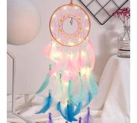 LED Dream Catcher - Handmade Light Up Wall Hanging | Colorful Ornament for Bedroom, Living Room, Kids, Girls, Boys, Dorm, Home, Wedding, Festival, Boho, Decoration, Night Light