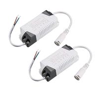 LED Driver 12-18W Corriente constante 300mA Alta potencia AC 85-265V Salida 36-65V DC Conector Alimentación externa LED Plafón Transformador 2pcs