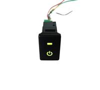 LED DRL para coche, botón plegable, interruptor de bloqueo del diferencial delantero y trasero, compatible con Toyota Camry, Prius, Corolla PRADO(Power)