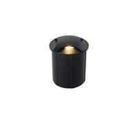 LED Einbaustrahler Exterior Redondo Ø 6,2cm IP65 Negro 3000K 12Lm Aluminio