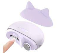 LED Electric Nail Clipper, Rechargeable Toenail Trimmer, 3.46x2.91x1.42 inches Safe Grooming Device with Precision Cutting, Sturdy Tool, Seniors Adults Grooming for Home Travel