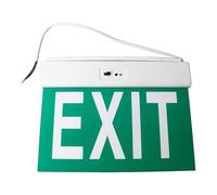 LED Emergency Exit Sign Acrylic with Light for Indoor Use AC85 265V Building Safety