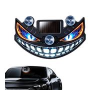 LED Eye Lights - Solar Windshield Decor | USB Rechargeable Warning Lamp