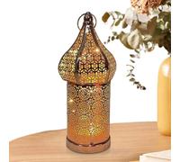 LED Fairy Lights Battery Powered Cordless Lamp | Moroccan Table Light Hollow Carved Portable Decorative Lighting Creating Warm Ambient Glow For Any Space Garden Parties Events Indoors Outdoors Tableto