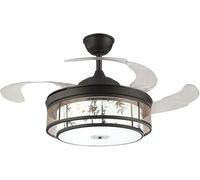 Led Fan Lights, Ceiling Fan Lights, Chandeliers Decorative Lighting, Fan Lamp, Silent Electric Fans, Adjustable Speed Timing,Pendant Ceiling Light