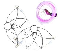 LED Fans - Light Up Dancing Flush Props - Colorful Glow Dance Fans | Garage Backyard Commercial Party Club Festival Bar Event