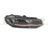 Led Faros Principales Derecha Con Motor Regulador Para VW Polo Bj.17-20