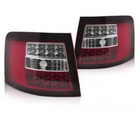 LED Faros Traseros Para Audi A6 C5 4B Avant 97-04 Rojo/Cromo Izq Der