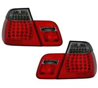 LED Faros Traseros Set en Rojo Negro