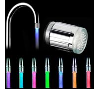 LED Faucet Light, Temperature Sensing Color Changing Sink Faucet Attachment