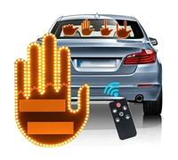 LED Finger Flicker Light for Car, Flickering Finger Lights for Car Tailgate,Funny Car Led Finger Lights with Remote Control,Finger Flicker Car Led Signs for Men and Women(4 Modes for Women)