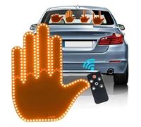 LED Finger Flicker Light for Car, Flickering Finger Lights for Car Tailgate，Funny Car Led Finger Lights with Remote Control，Finger Flicker Car Led Signs for Men and Women(4 Modes for Men)