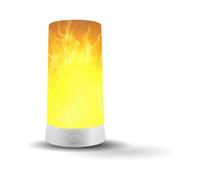 Led Flame Light, Usb Rechargeable Flame Effect Light, Flame Lamp, Waterproof Dimmable Flameless Candles Light for Home Party Garden Camping