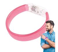 LED Flashing Bracelet - Luminescent Light Up Band, Colour Changing Wrist Accessory, Battery Powered Party Decoration | Ideal For Raves Weddings School Functions Halloween Christmas Evening Gatherings