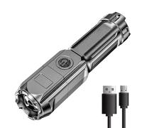 LED Flashlight, Zoomable Flash Light, Rechargeable Flashlights Torch with 3 Modes, 900000 High Lumens, Waterproof Handheld Flashlight for Camping, Perfect for Outdoor Activities and Emergencies