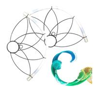 LED Flow Fans, Dancing Props, 11.8 Inch Light Up Hand Fan, Colorful Flush Accessories, Party Supplies, Best Usage Accessory for Garage Backyard Commercial Club Festival Bar Event Outdoor Entertainment